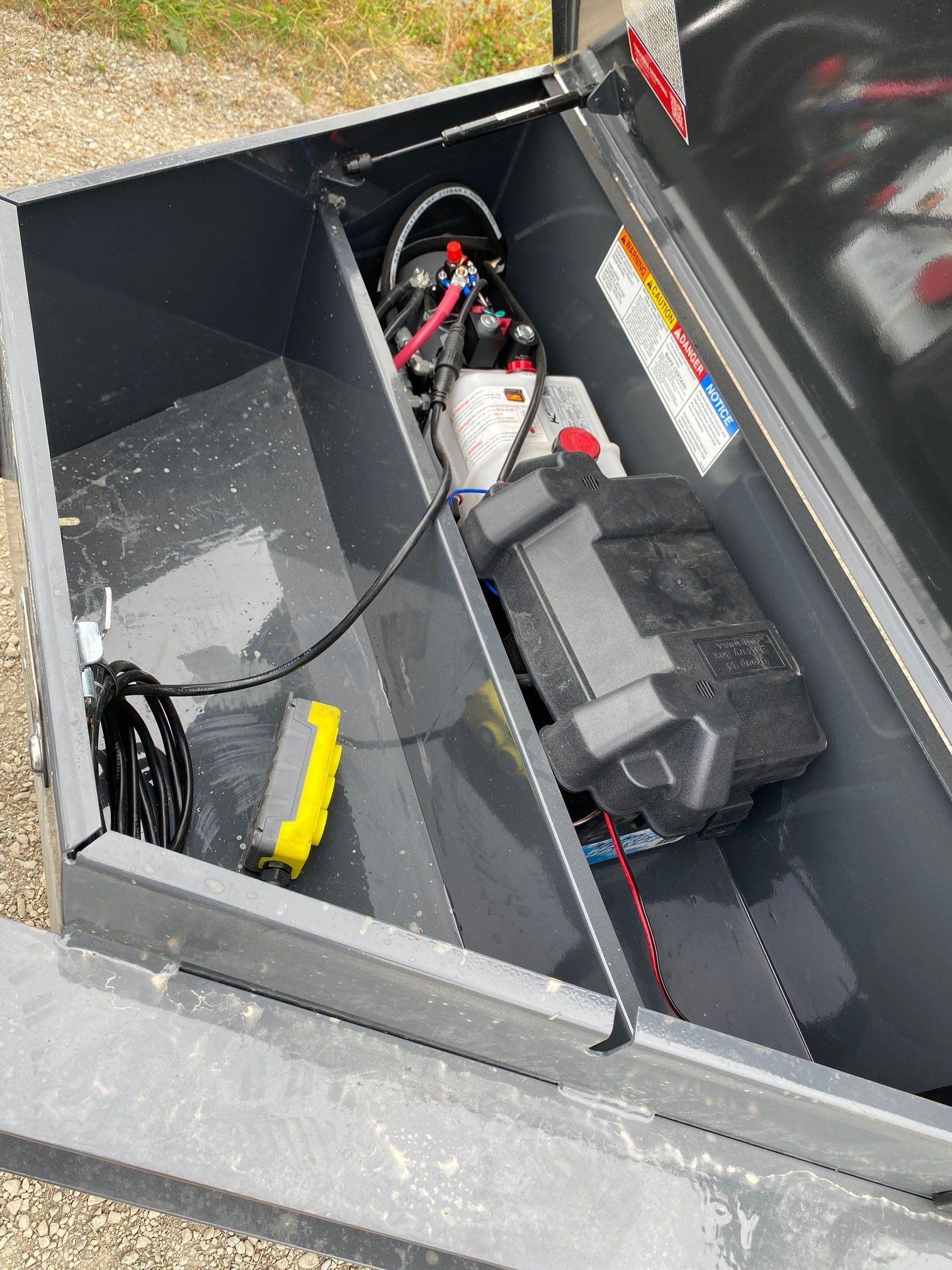 tool box on trailer