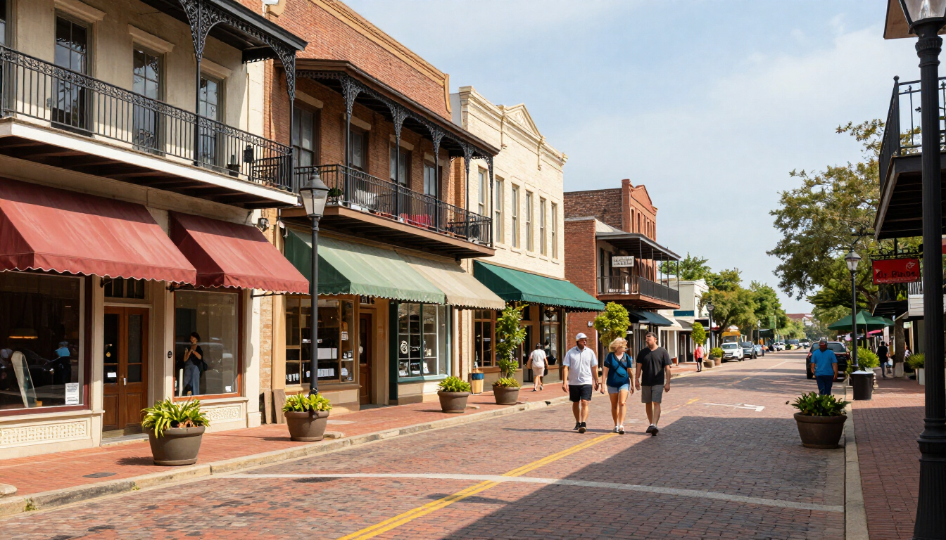 Downtown McKinney Streetscape