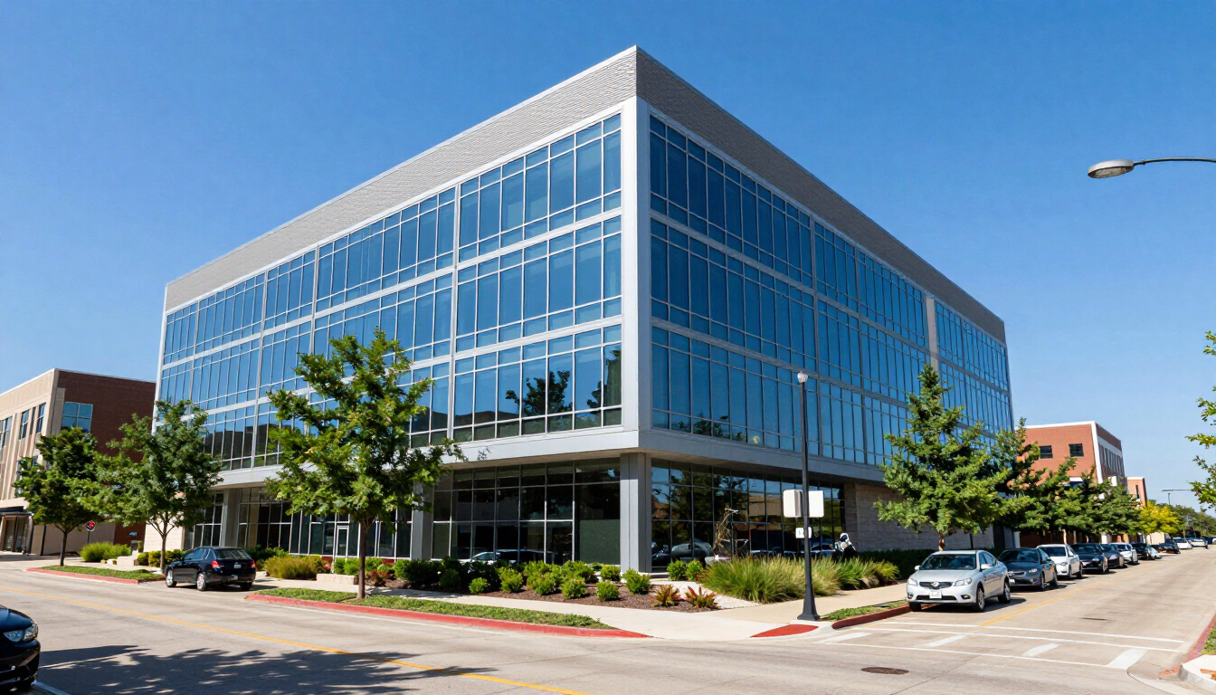 Modern Frisco business district representing local growth