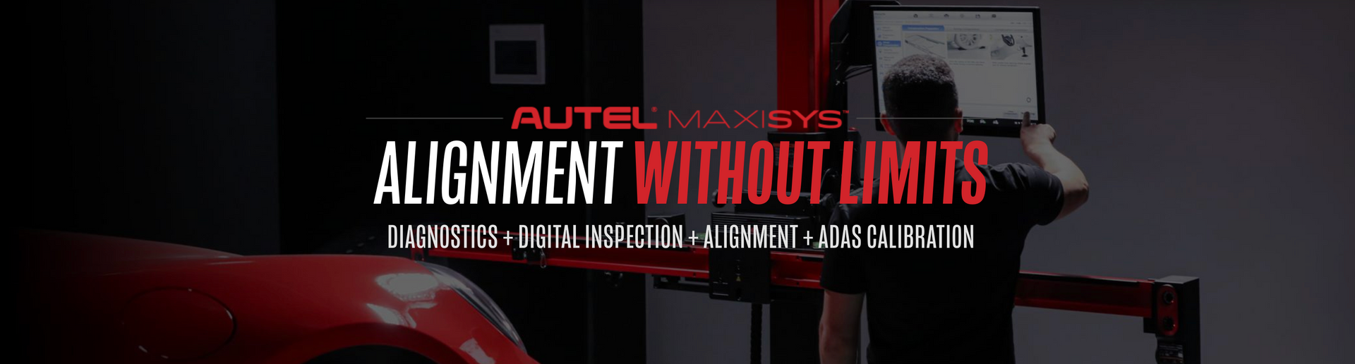 Dark promotional banner with red accents and the text “Alignment Without Limits” centered on a black background