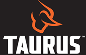 A taurus logo on a black background