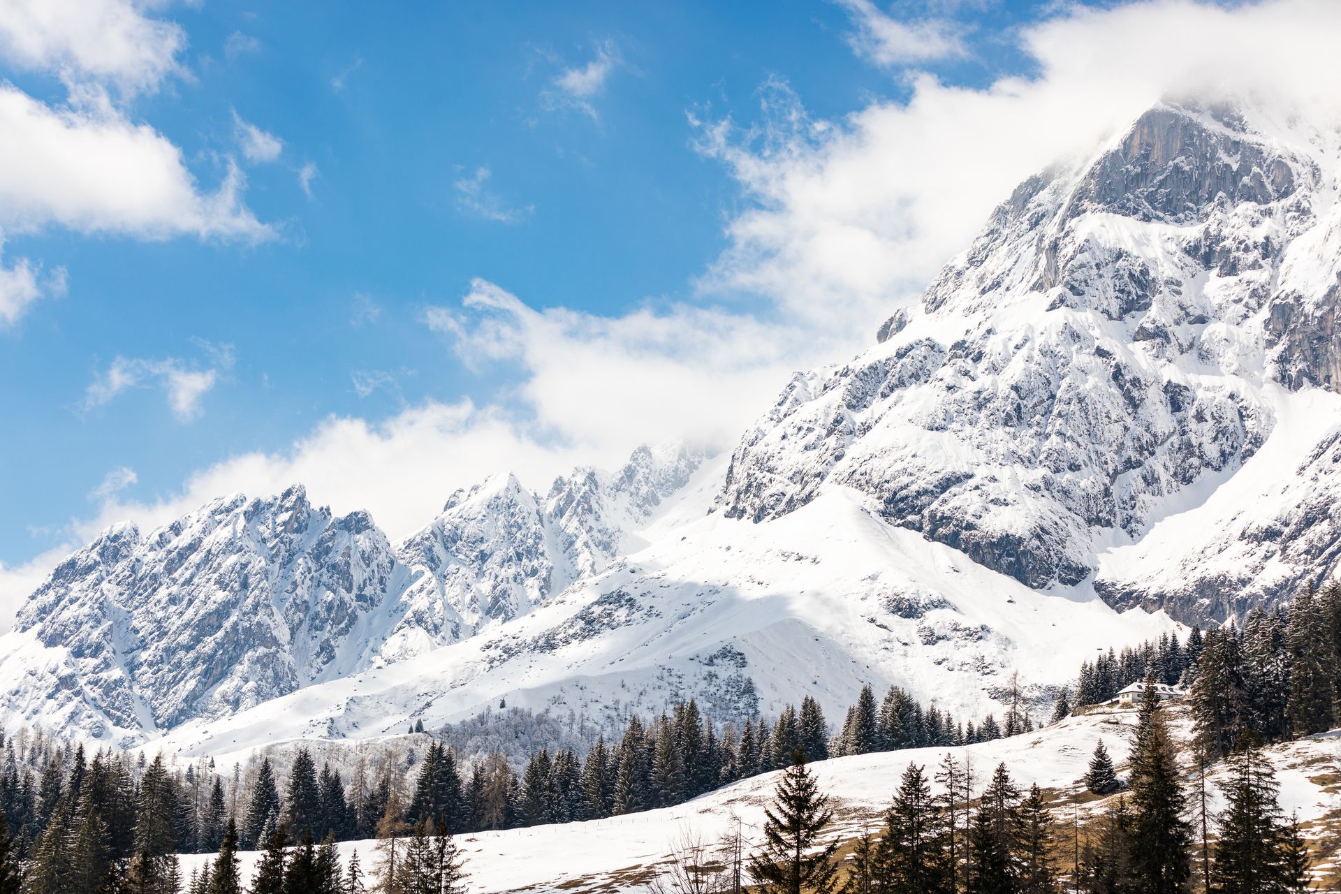 Berge im Winter
