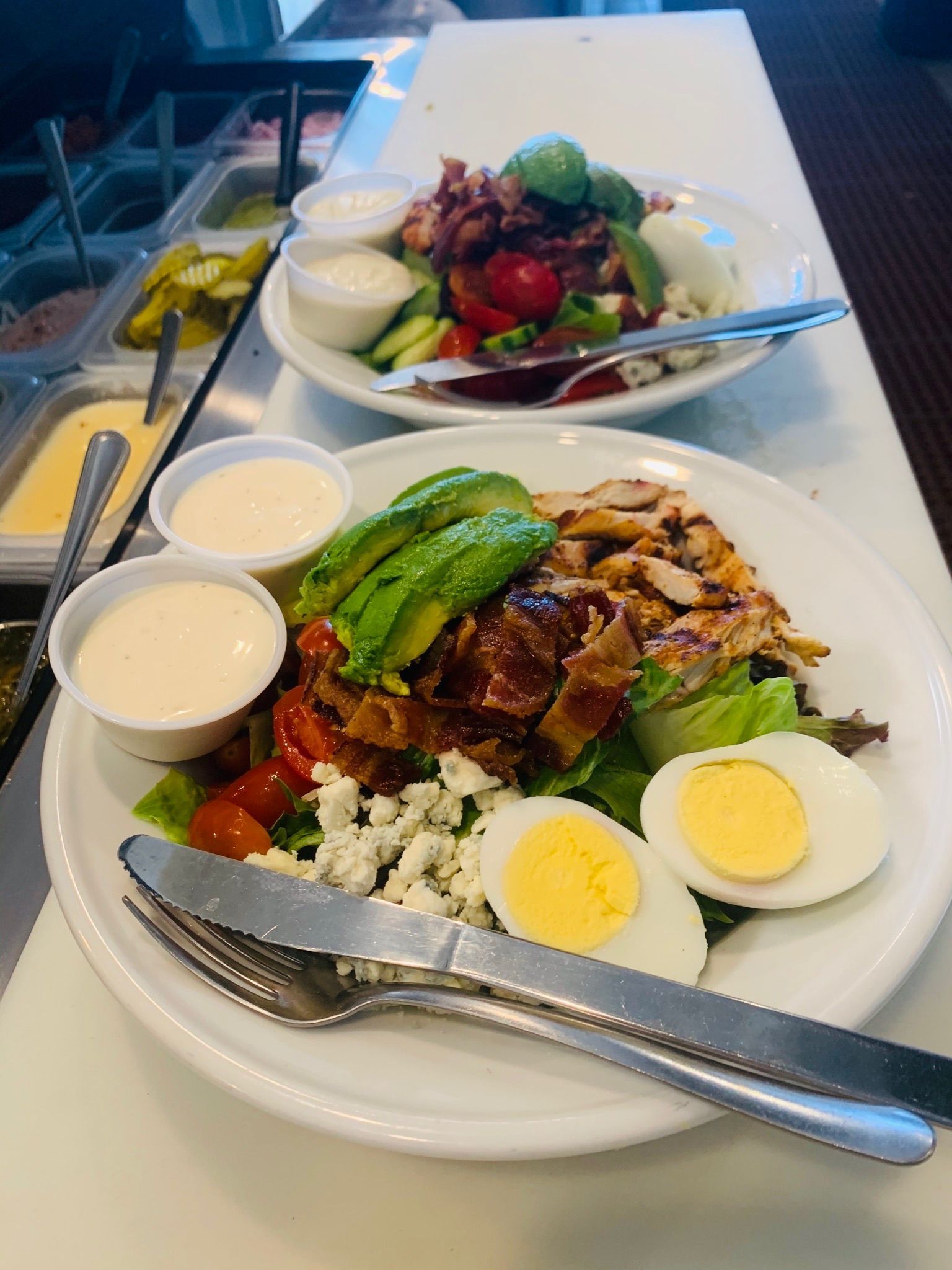 HD Burger And More Salad