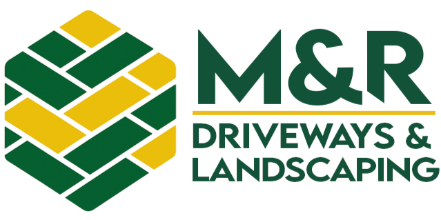 Logo with hexagon brick pattern, 