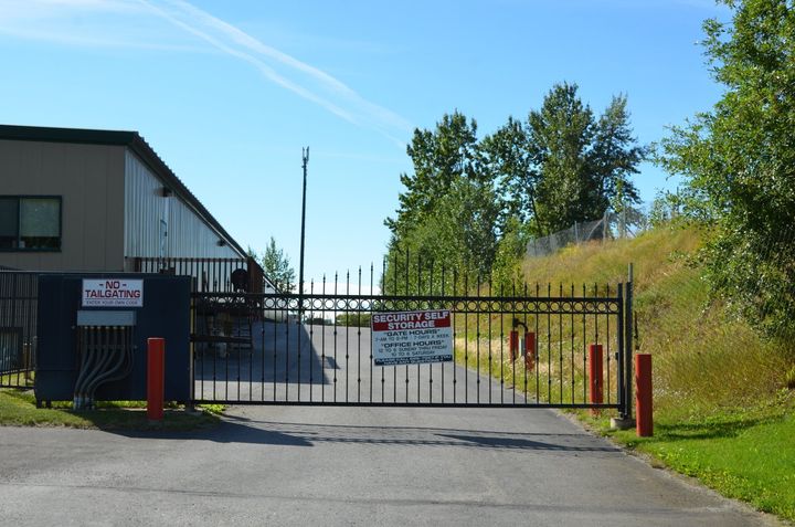 Security Self Storage gate