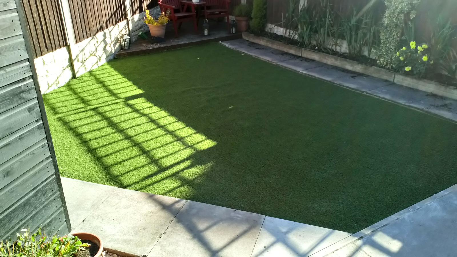 Artificial grass installation in Arnold Nottingham