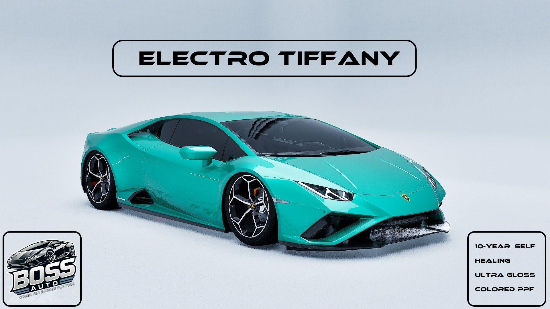 A blue lamborghini huracan is on a white background.