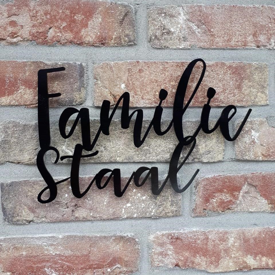 Zwarte naamborden