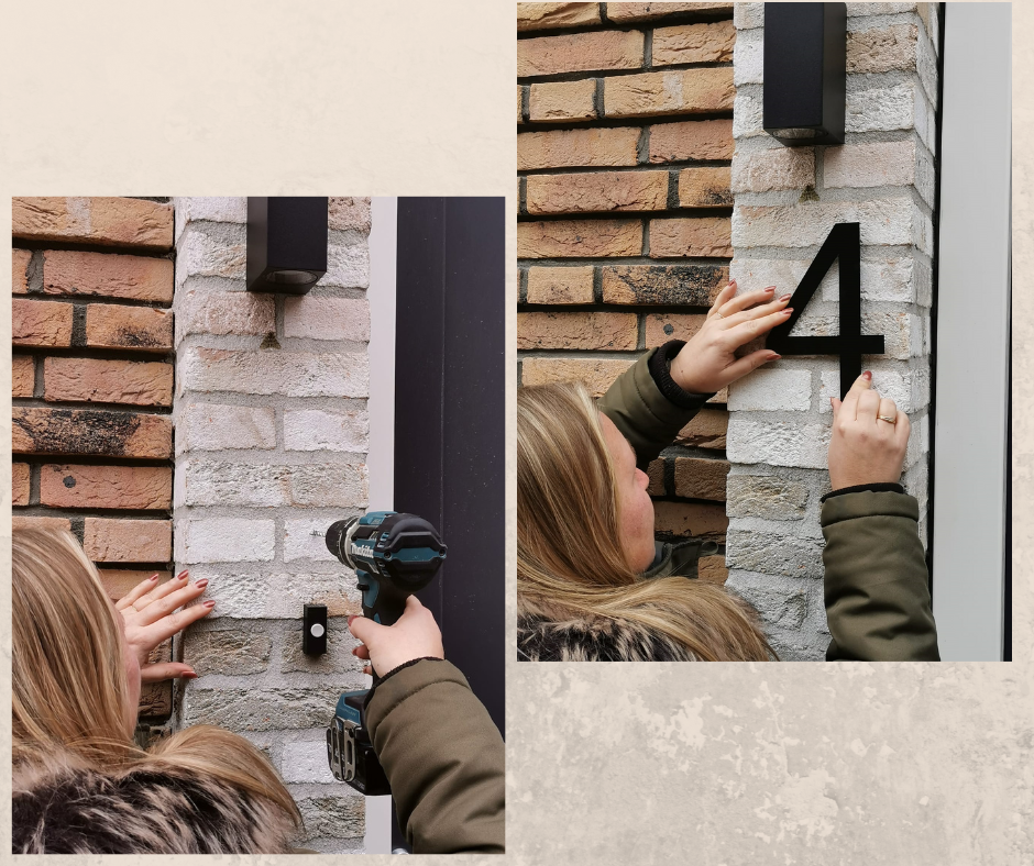 Hoe naambord ophangen