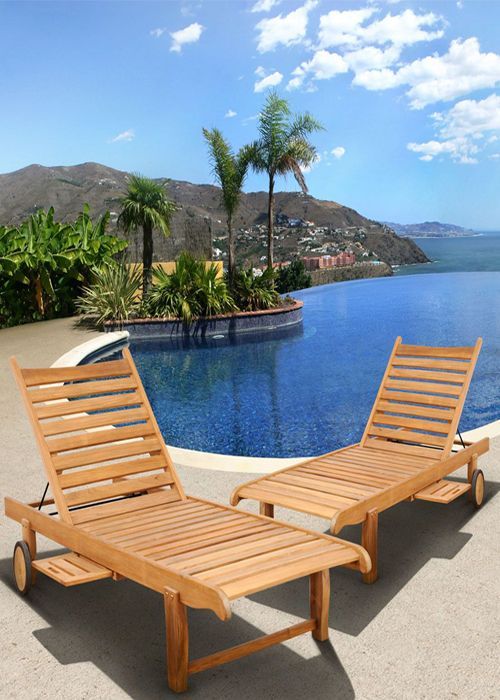 Wooden Lounge Chairs — Gardena, CA — Teak Healers LLC