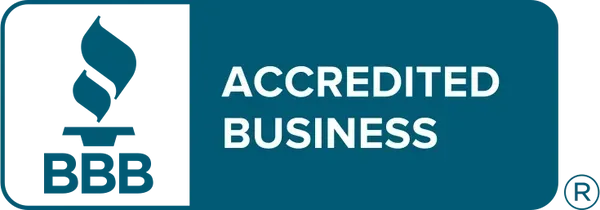 BBB Accredited Business logo.