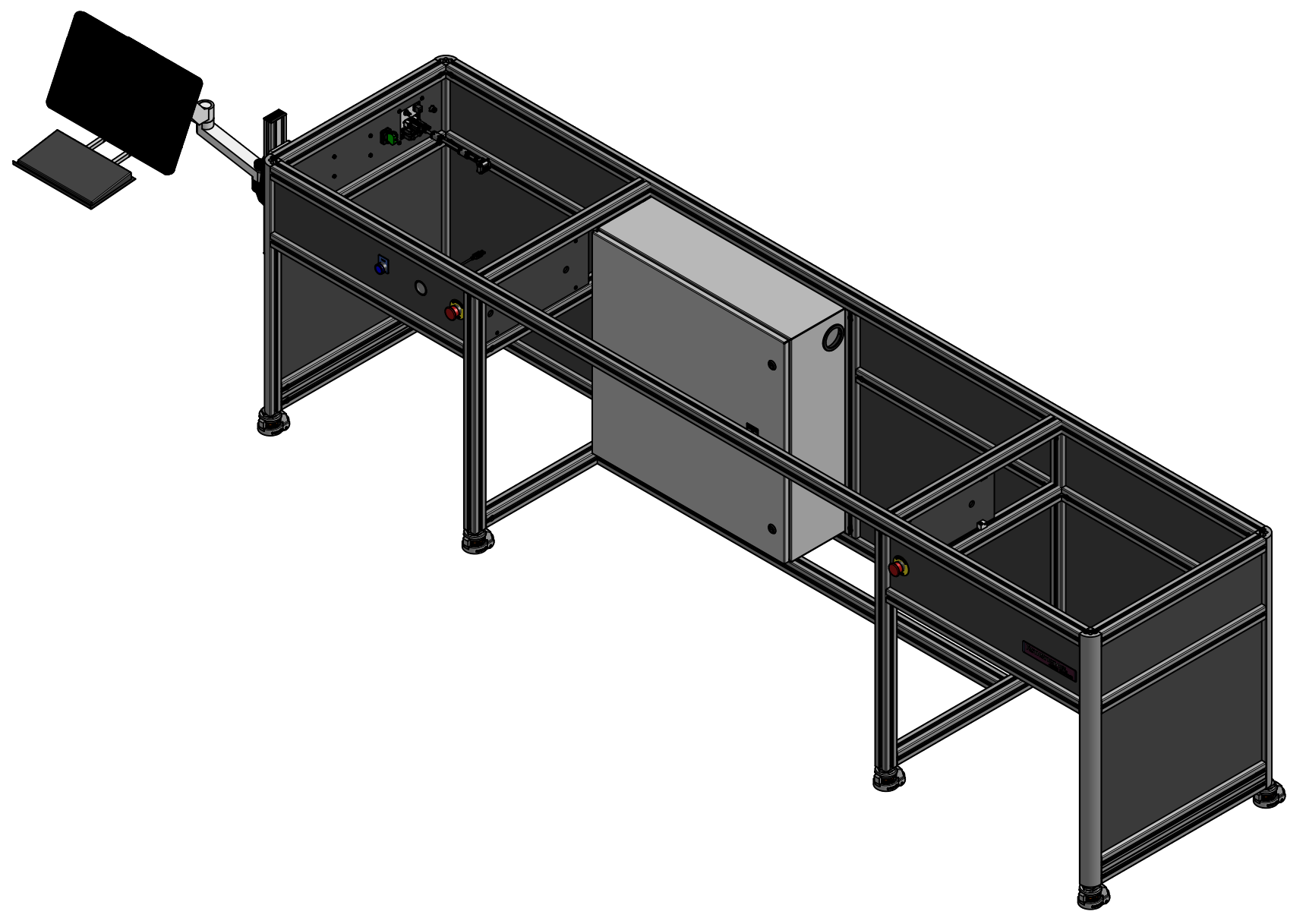 rothgreaves, 4000 series, populated frame, cad drawing