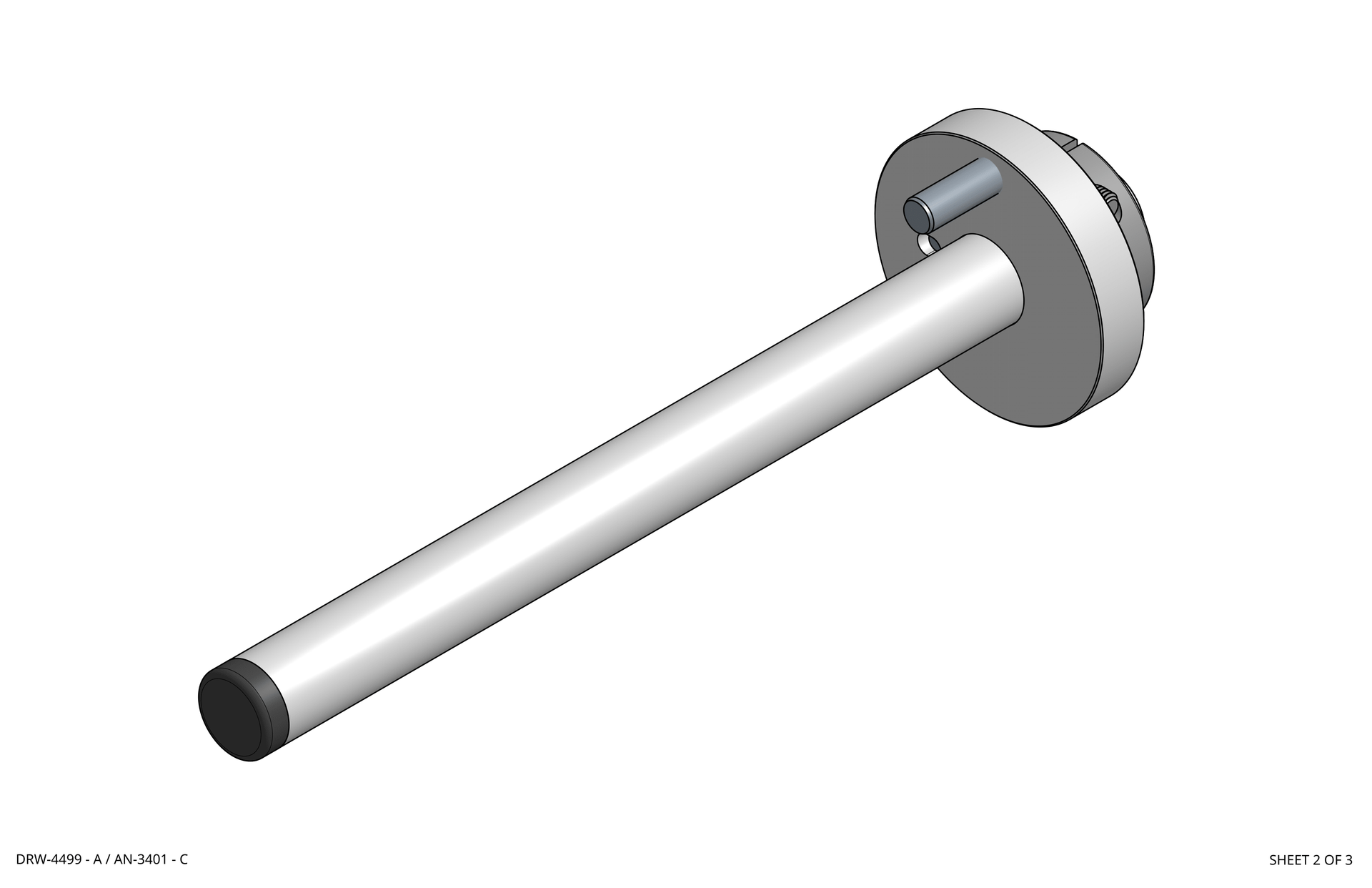 rothgreaves, 4000 series coil winder, shaft adapter, cad drawing