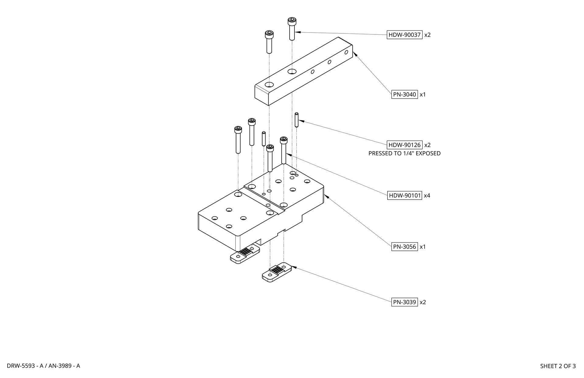 Dark gray mechanical linear guide rail assembly on a white background rothgreaves coil winder parts