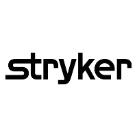 Stryker logo in black lowercase letters on a white background