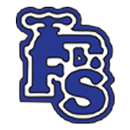 A blue and white logo for a baseball team.