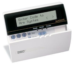A remote control that says enter code to arm system