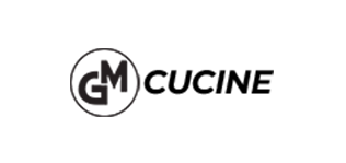 Logo di GM Cucine, le lettere