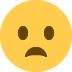 A yellow smiley face with a sad look on its face.