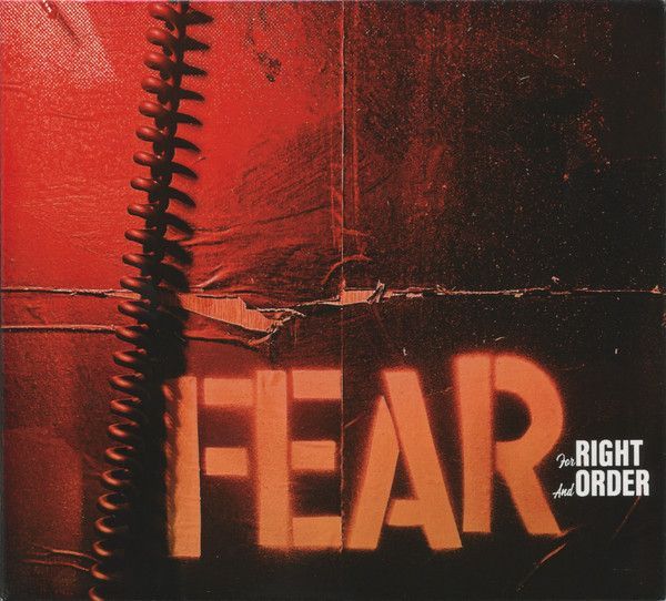 A book with the word fear on it