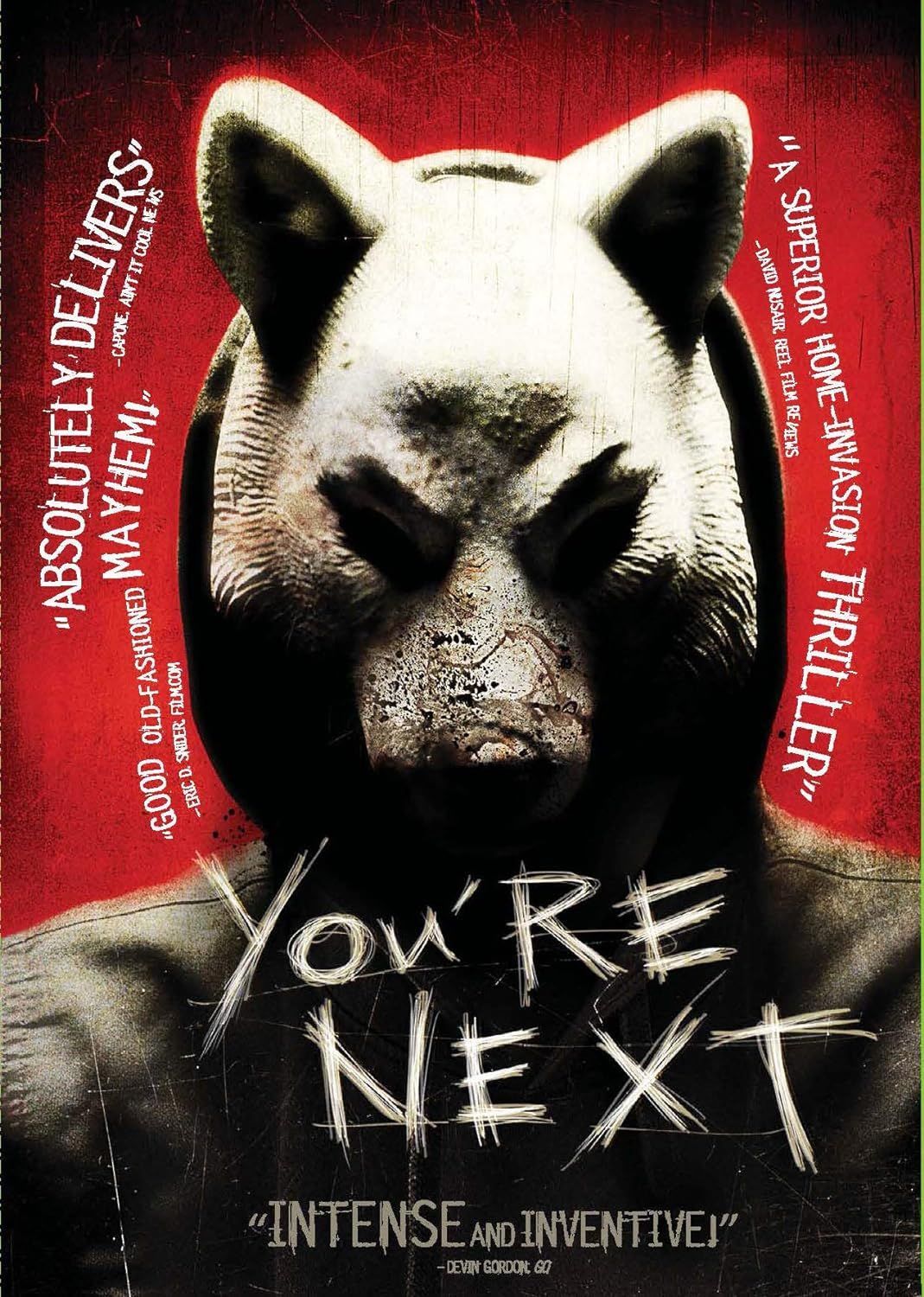 A poster for a movie called you 're next