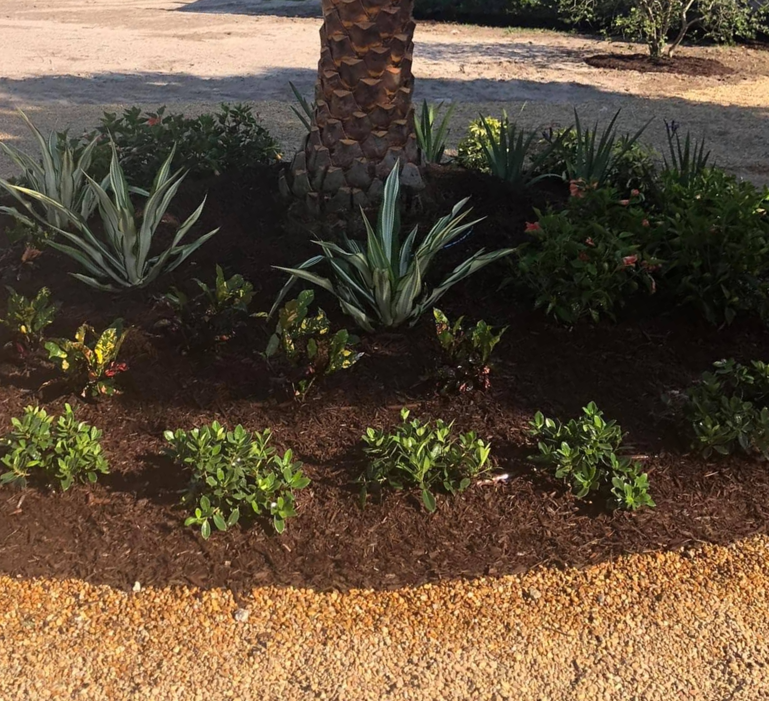 Rock & Mulch Installation