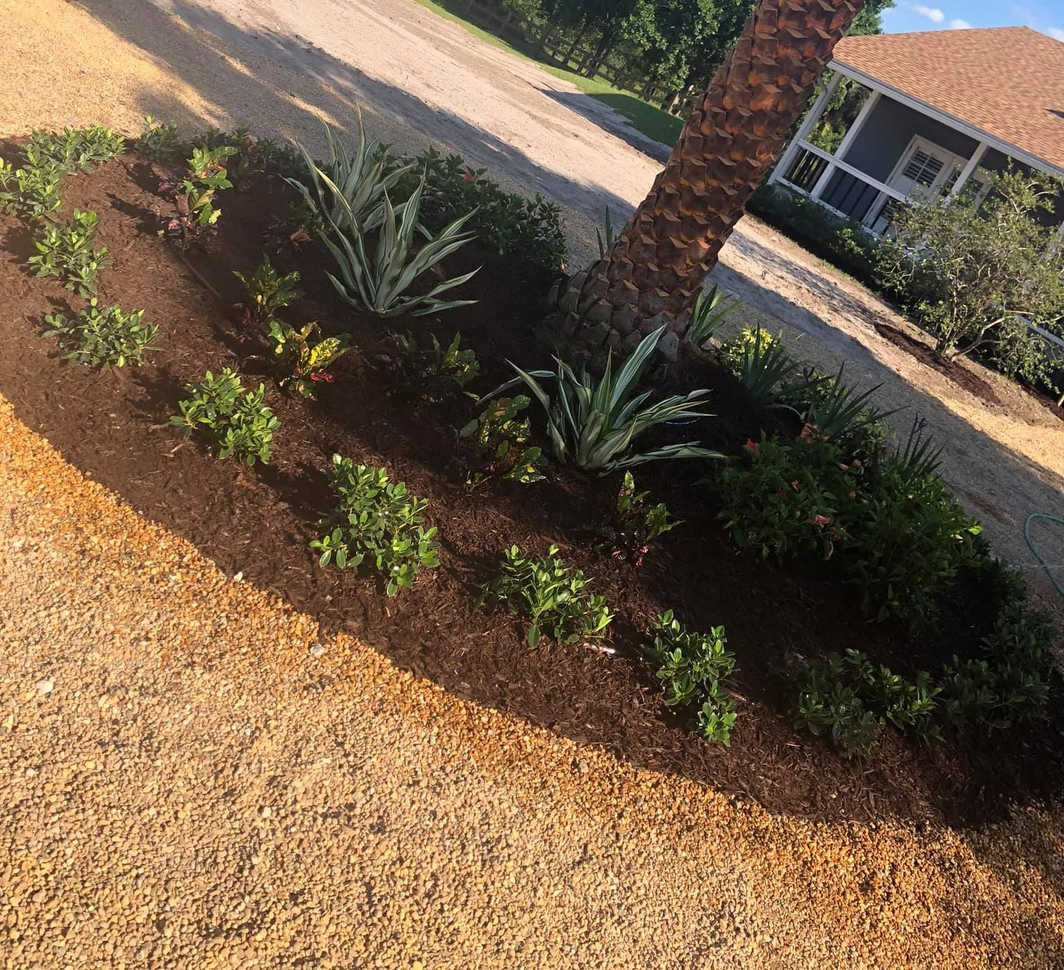 Rock & Mulch Installation