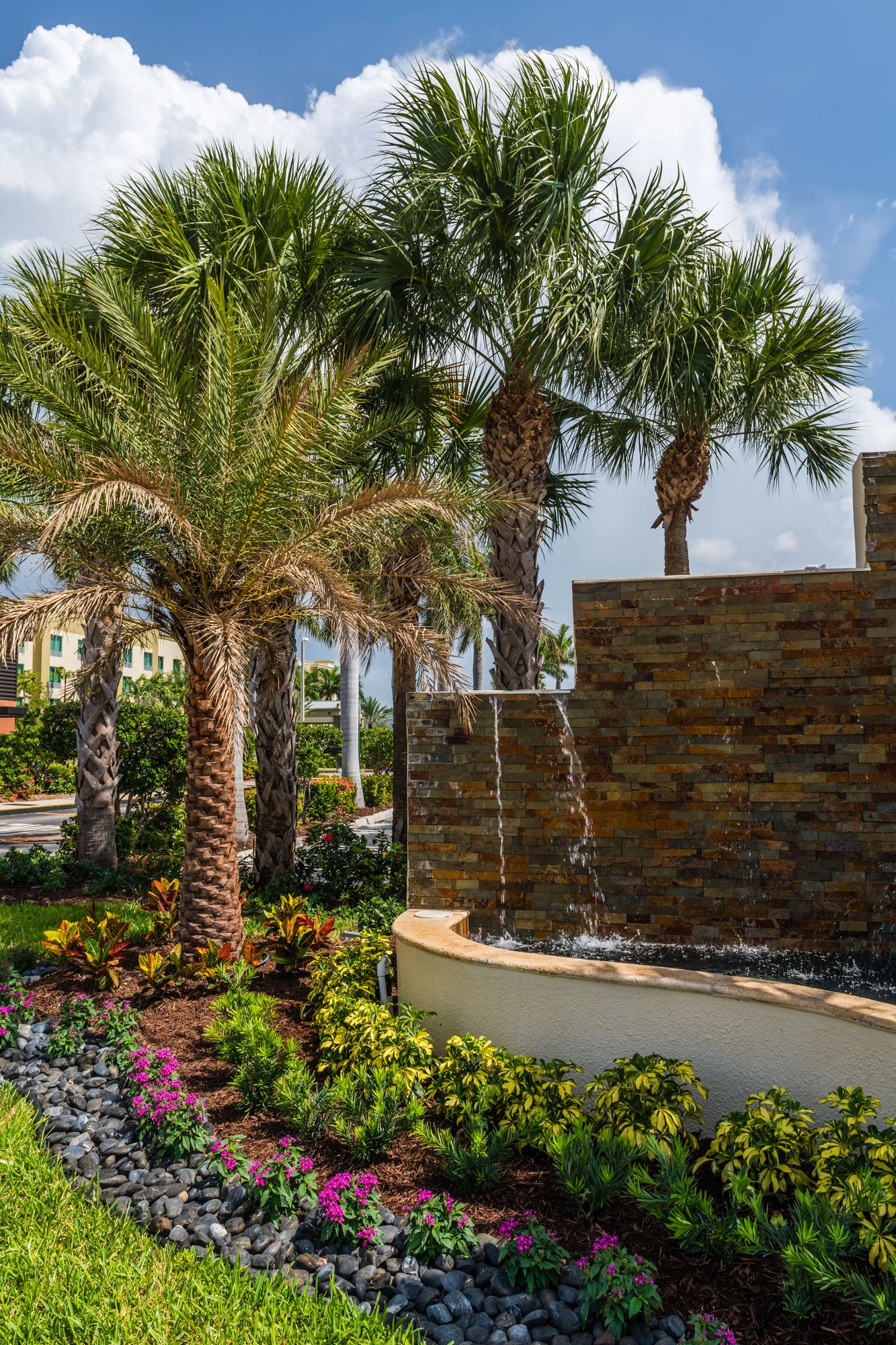 Commercial Rock & Mulch Installation