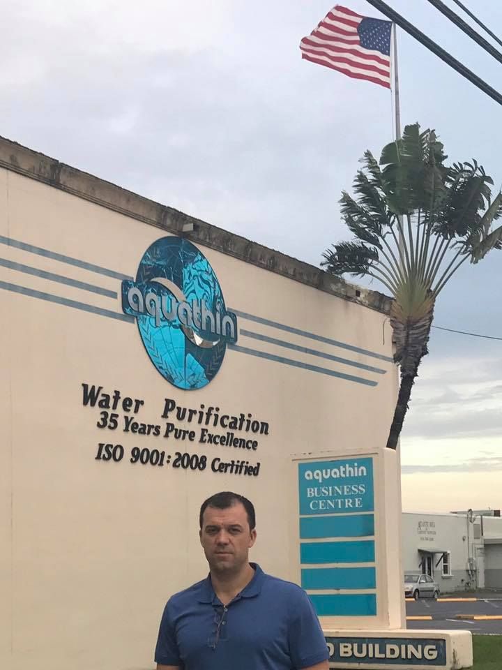 Man in front of 