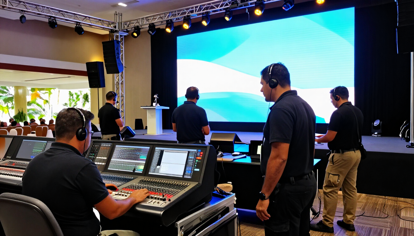 Producción audiovisual para eventos corporativos