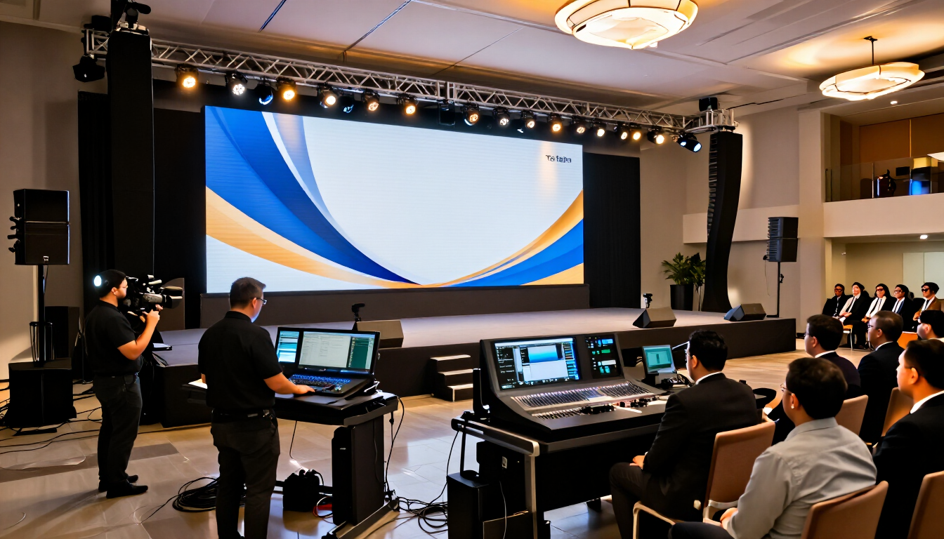 Producción audiovisual para eventos corporativos en Cali