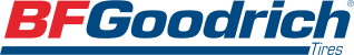 BFGoodrich Tires logo. Red