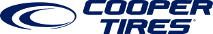 Cooper Tires logo with a blue circular design. The text reads