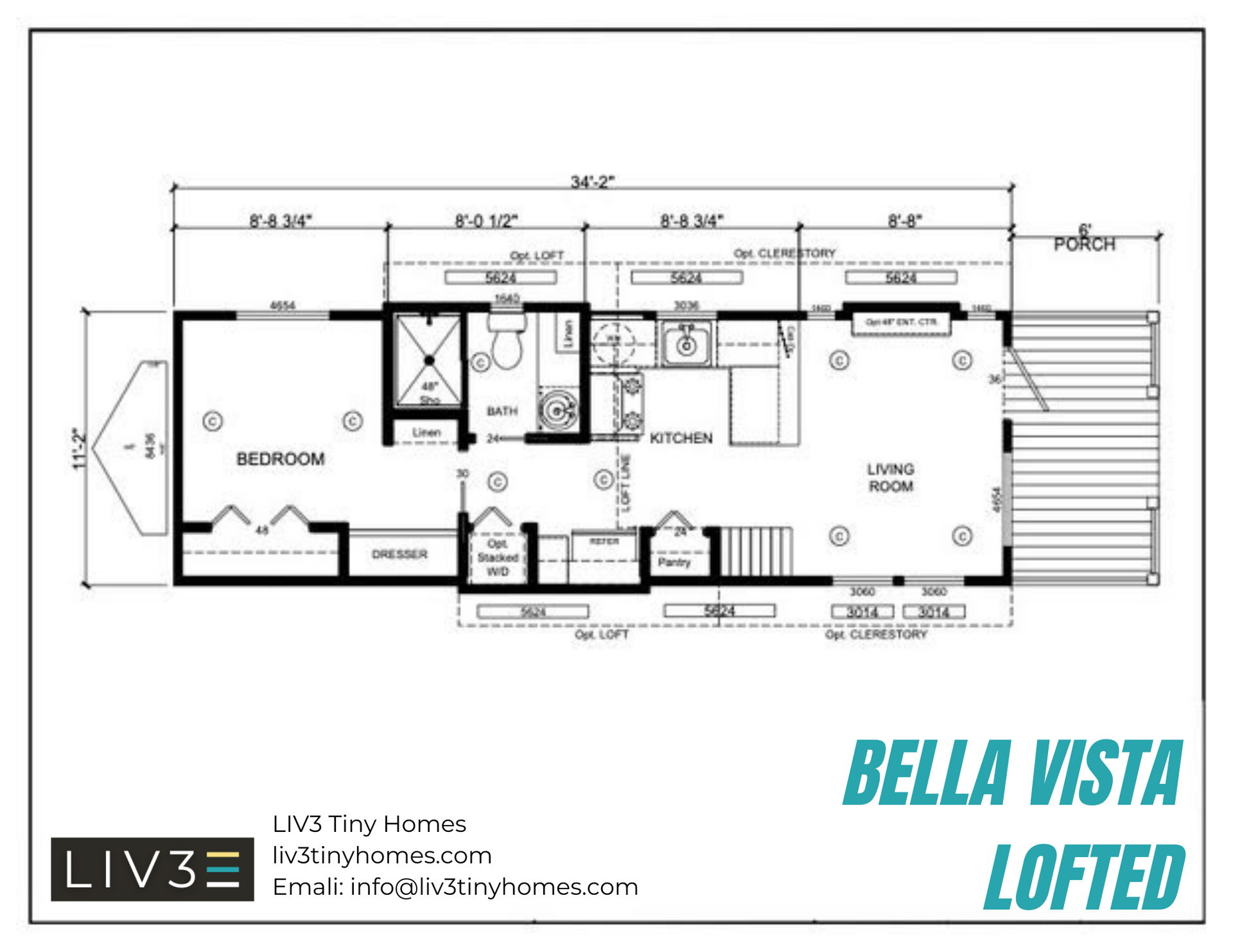 Floor plans for the Charleston