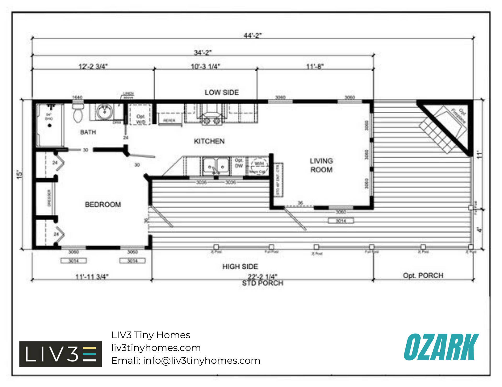 Floor plans for the Charleston
