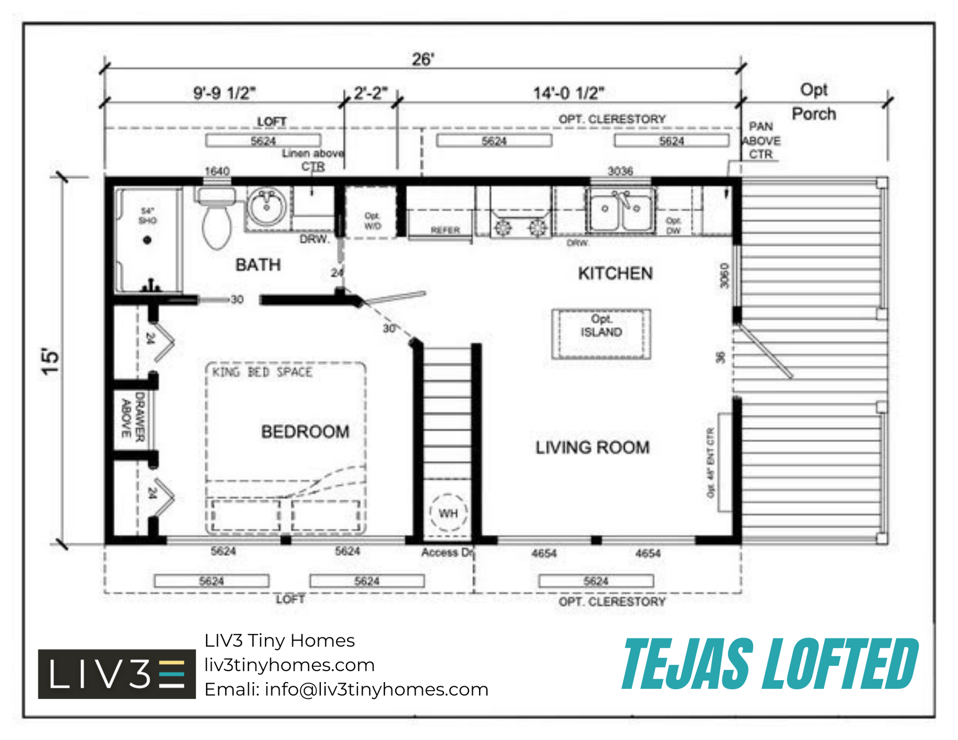 Floor plans for the Charleston