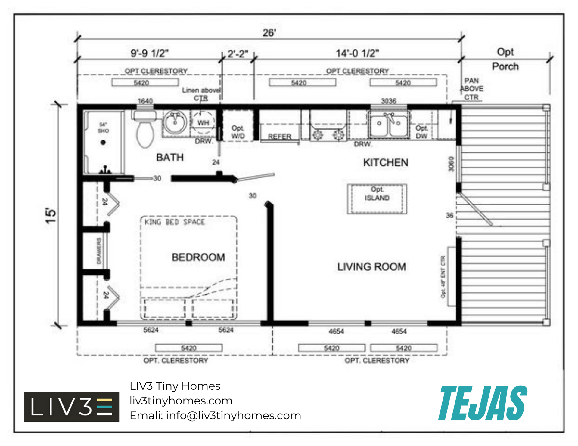 Floor plans for the Charleston