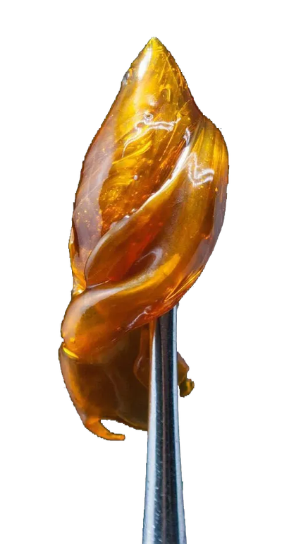 Amber cannabis oil