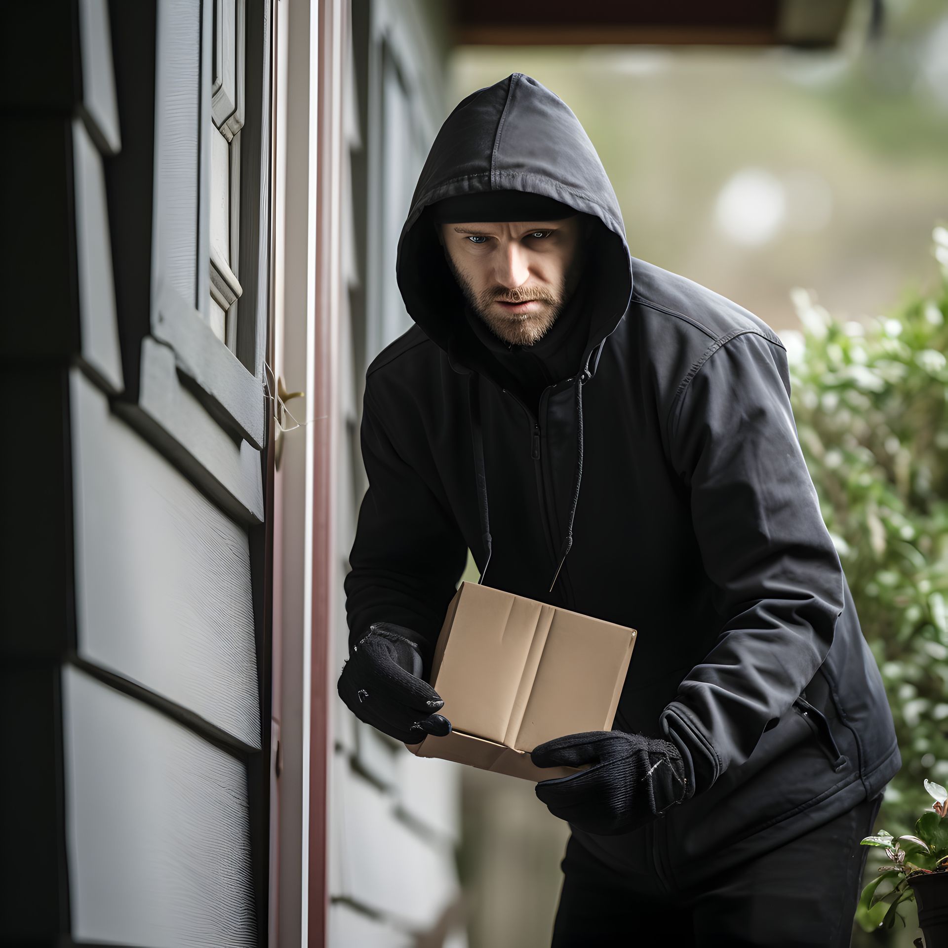 Home security system - stop the burglar