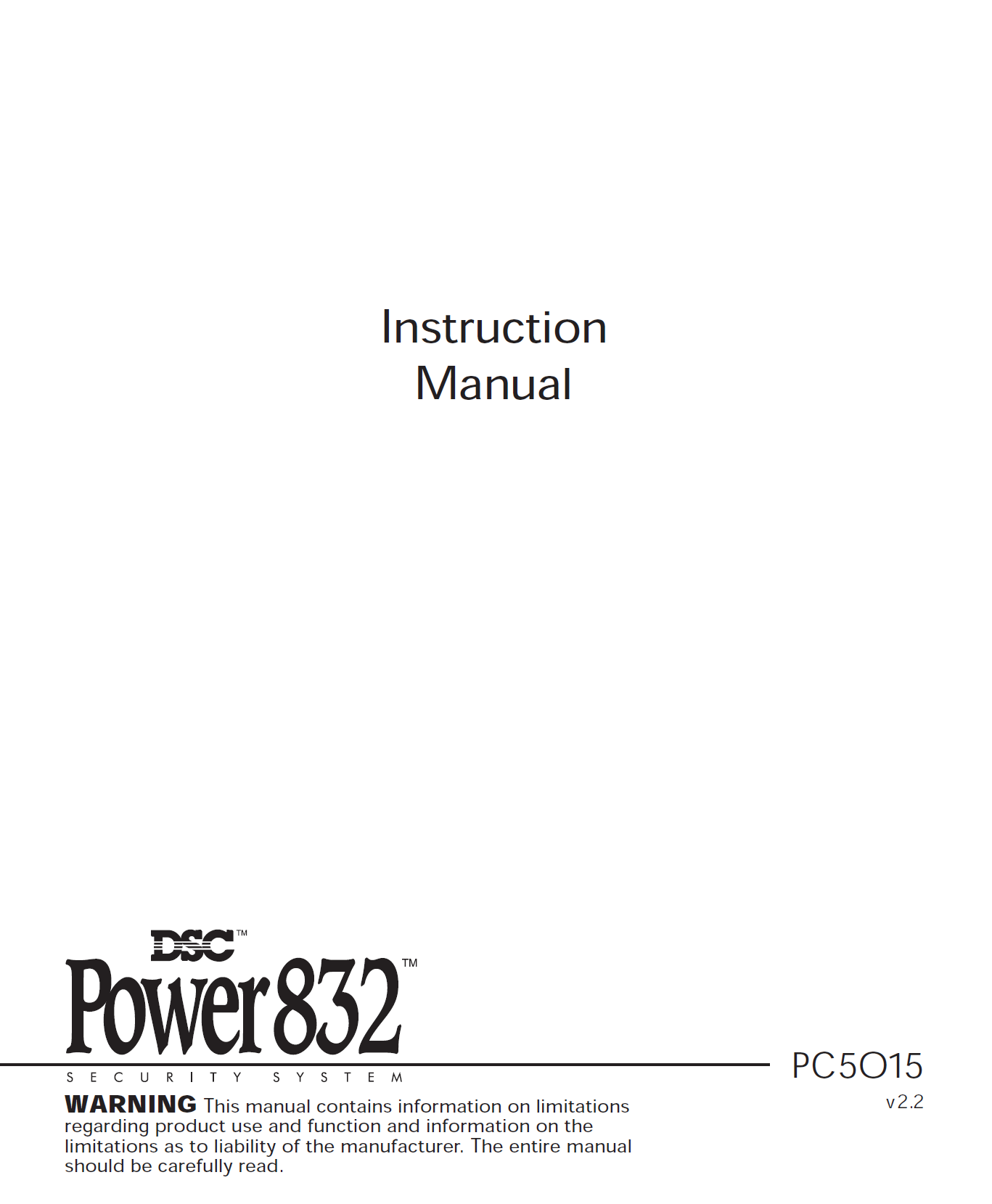 DSC Power832