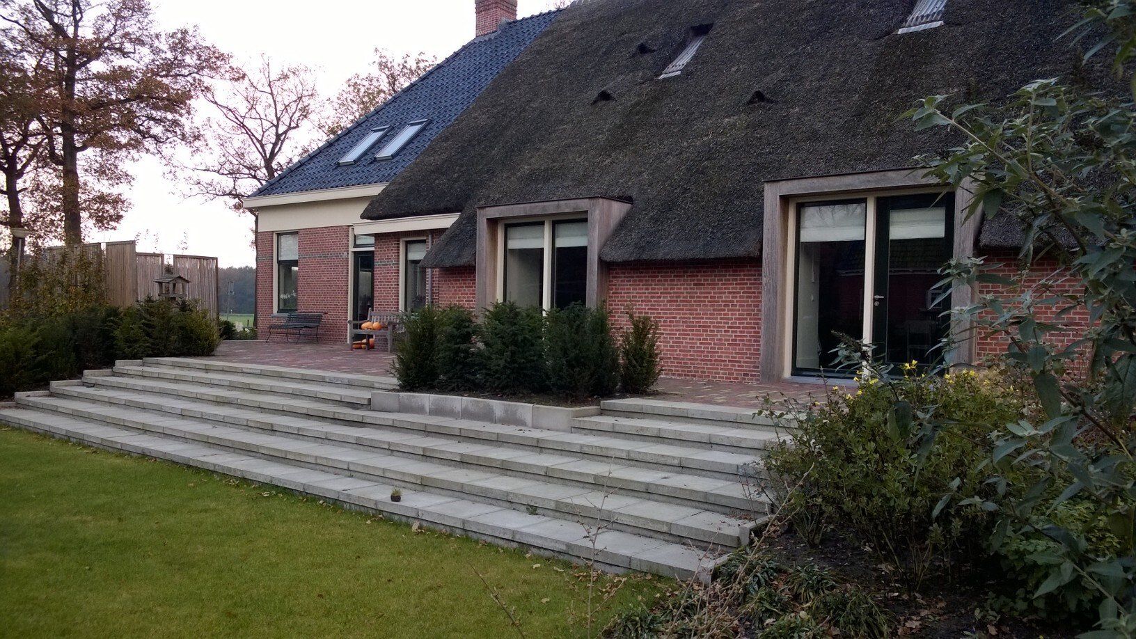 Trap Boerderijtuin Roden KTK Kolk Tuinontwerp en Groenadvies