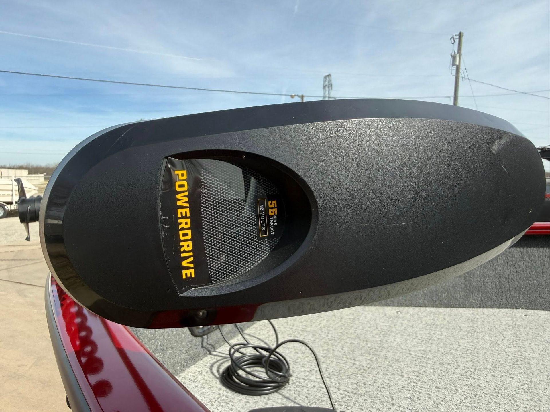 Black Pod speaker with yellow 