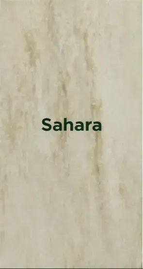 Text “Sahara” centered on a beige textured background.
