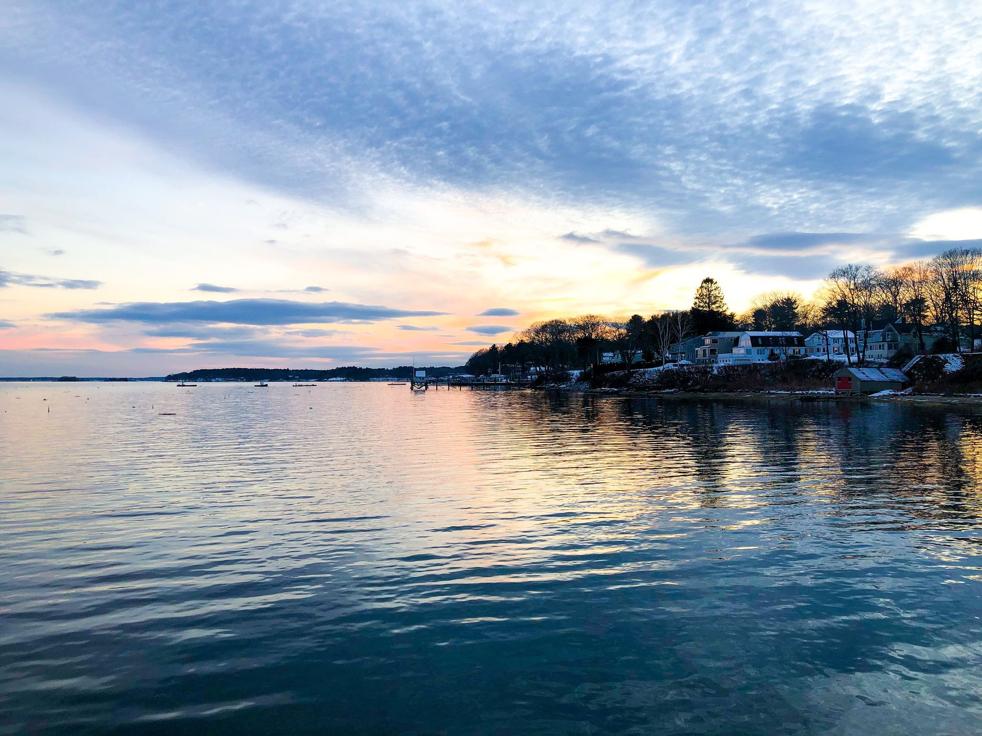 Sunset at Falmouth Town Landing Pier