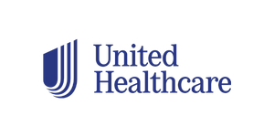 UnitedHealthcare logo with blue shield icon and text on white background