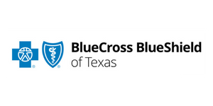 Blue Cross Blue Shield of Texas logo in blue and black