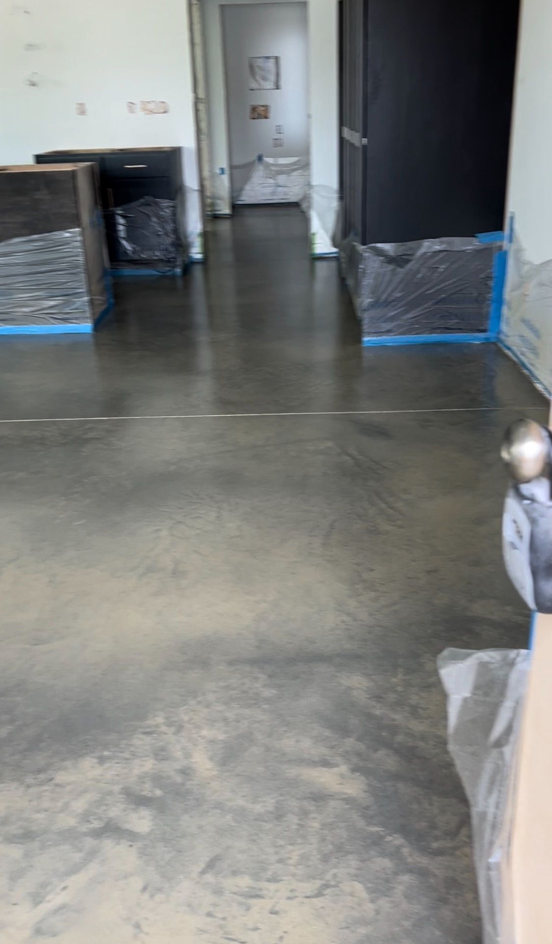 Stained concrete
