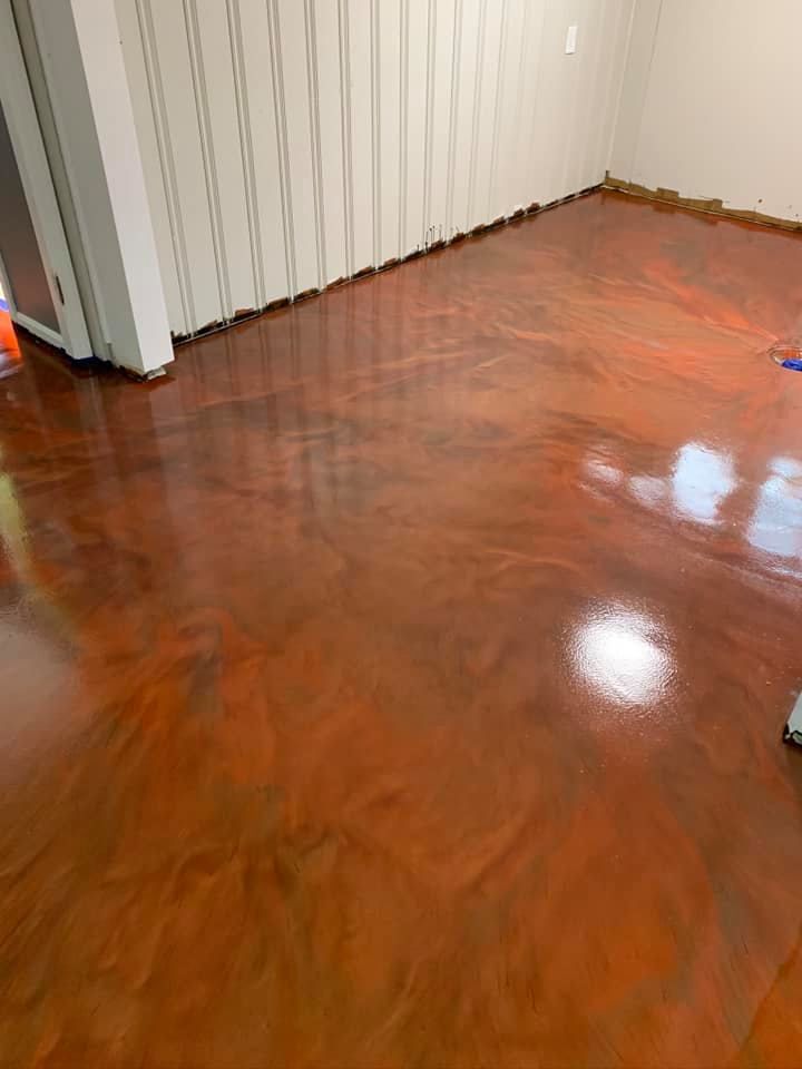 metallic epoxy flooring