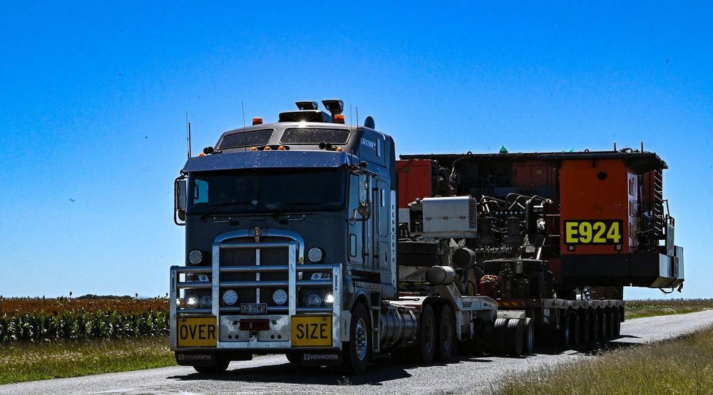 A Heavy Machinery Transport
