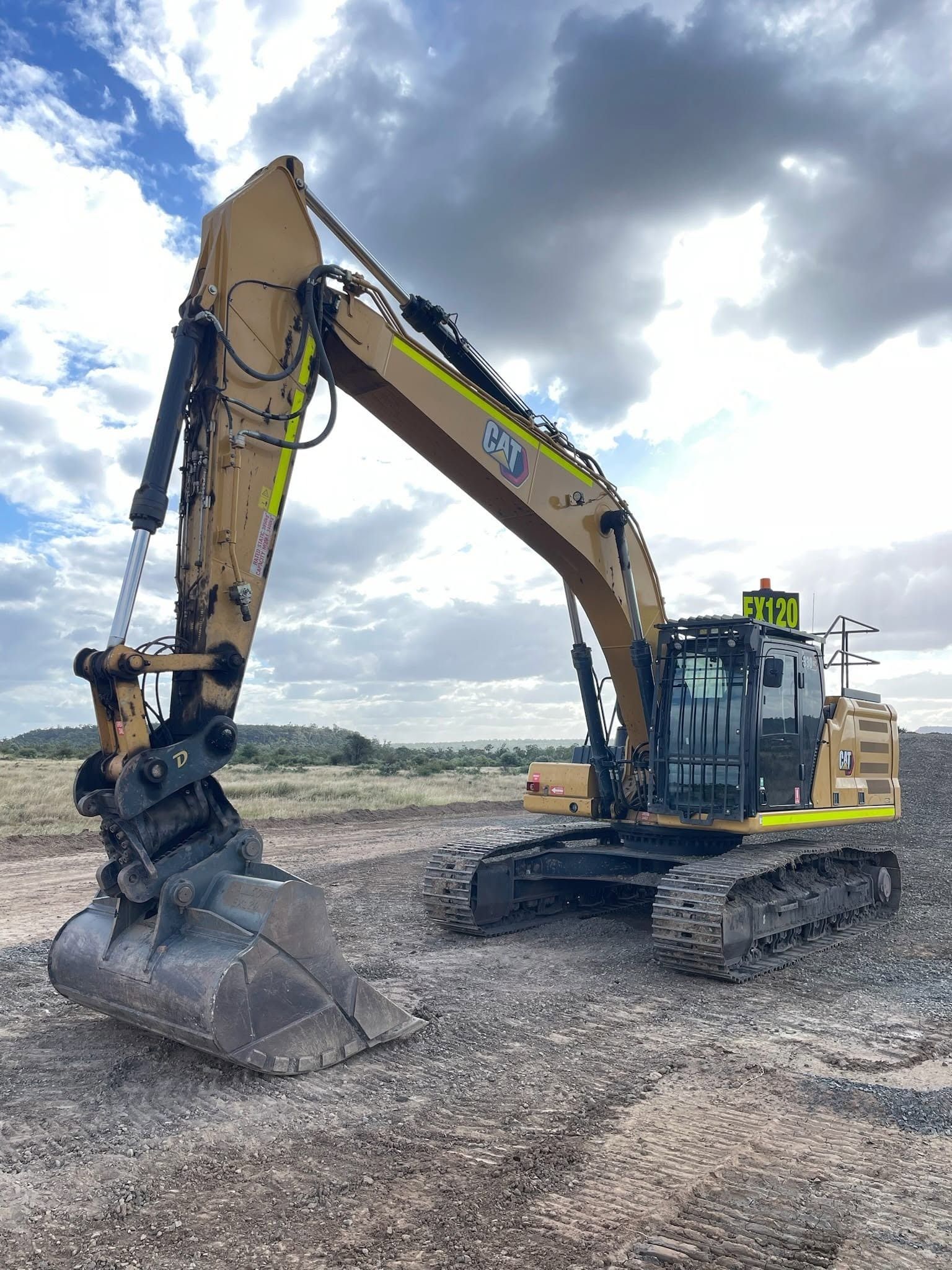 Large CAT Excavator in Mackay